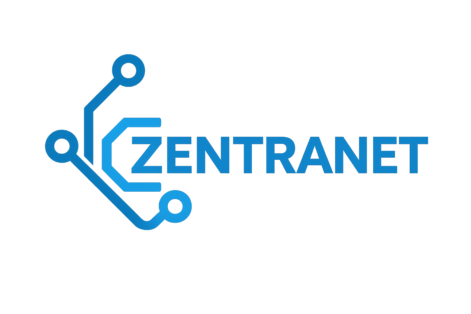 Logo ZENTRANET – desarrollo web y redes en Santiago